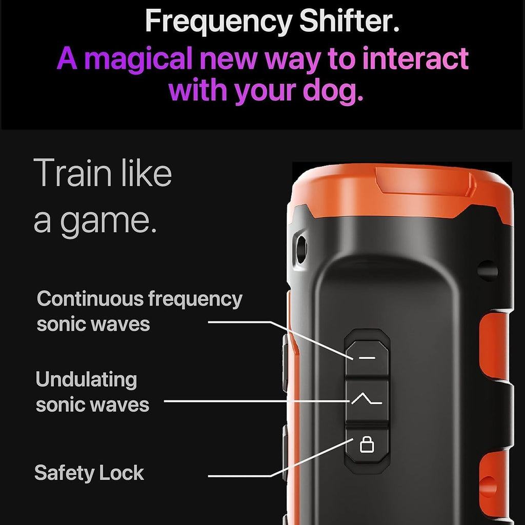 Rechargeable Dog Behavior Trainer with LED Flashlight